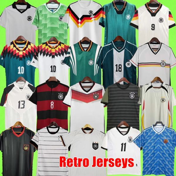 

1990 germanys retro matthaus soccer jerseys sweatshirt 1980 88 92 94 96 98 2002 04 06 10 14 vintage football shirts t west voller moller got, Black;yellow
