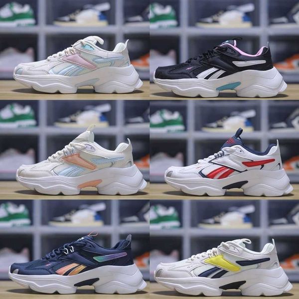 

reebooks bridge dad shoes men's and women's classic spliced casual running shoe