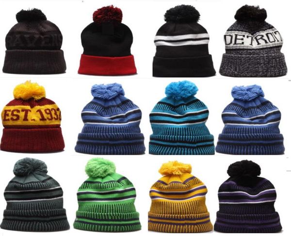 

whole football basketball baseball fans beanies knitted women men kids popular fashion winter hats 10000 styles1138007