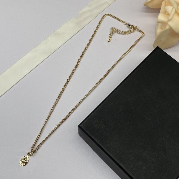 

luxury designer channel pendant necklace design letter jewelry, Silver