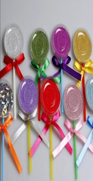 

11 colors shimmer lollipop lashes package box 3d mink eyelashes boxes fake false eyelashes packaging case empty eyelash box cosmet1831093