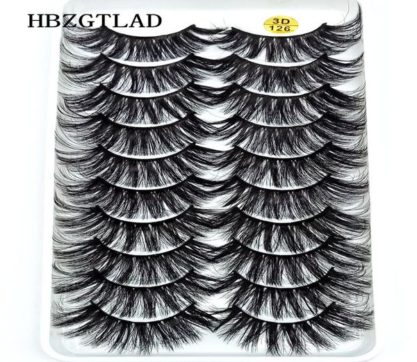 

2019 new 10 pairs 100 real mink eyelashes 3d natural false eyelashes mink lashes soft eyelash extension makeup kit cilios 1262154631