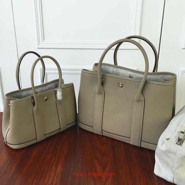 

original h home tote bags wholesale autumn and winter new shopping bag with litchi pattern tote mothers real cowhide garden genuine leathe h