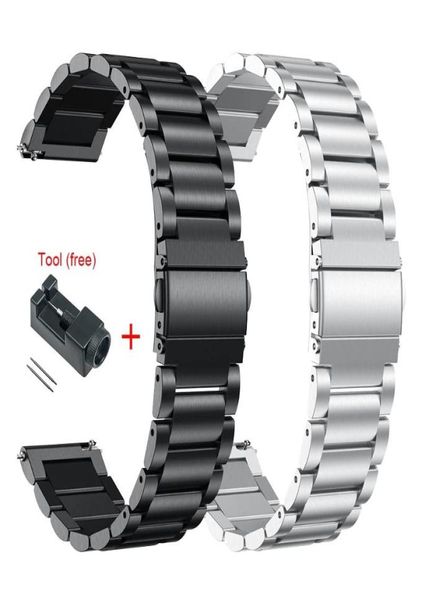

watch bands 22mm strap for ticwatch pro 2021pro 3gtxs2e2 band watchband metal stainless steel replace bracelet wristband3469675, Black;brown