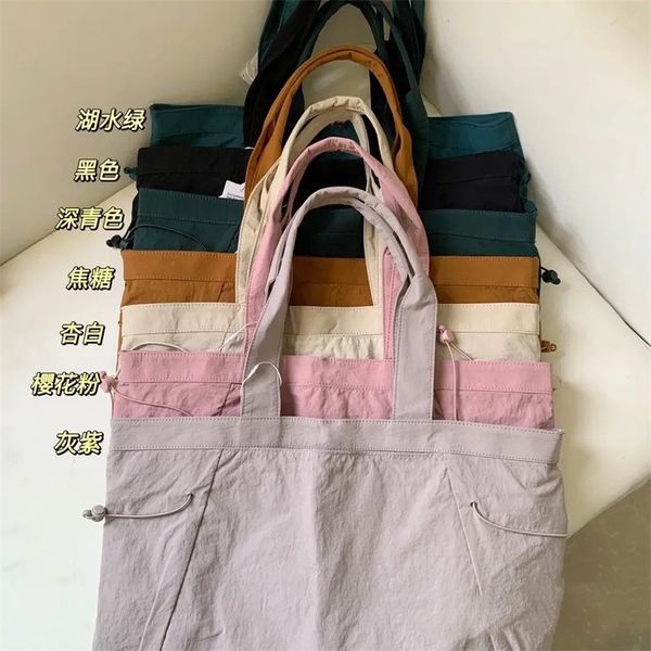 

lu1u designer bags side chain women's yoga fitness bag sports waterproof women's large capacity one shoulder tote bag