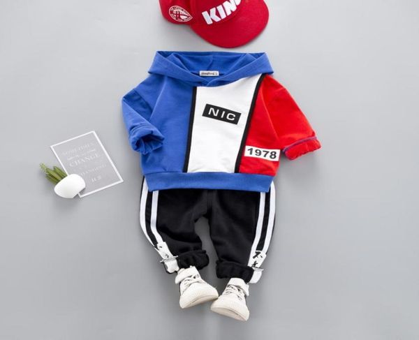 

baby boys clothes sets autumn children girls clothing suit hooded sweatshirtspants casual kids clothing set6506256, White