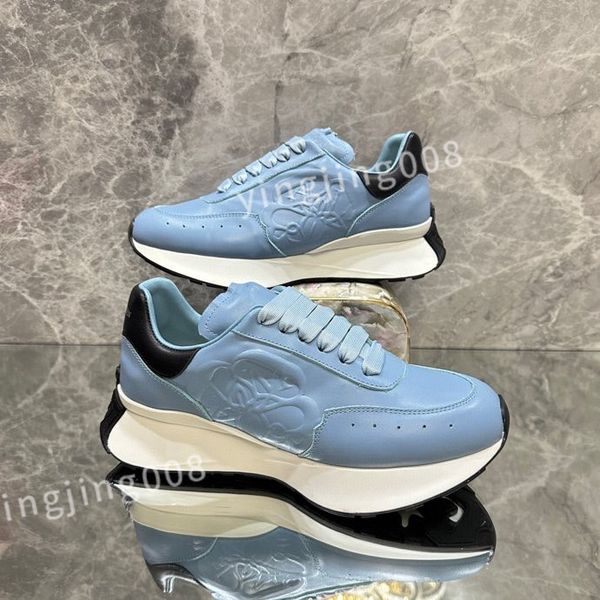 

luxury men women casual shoe canvas sneaker platform triple lace up canva fashion chaussure size 35-46 xinshidai230404, Black