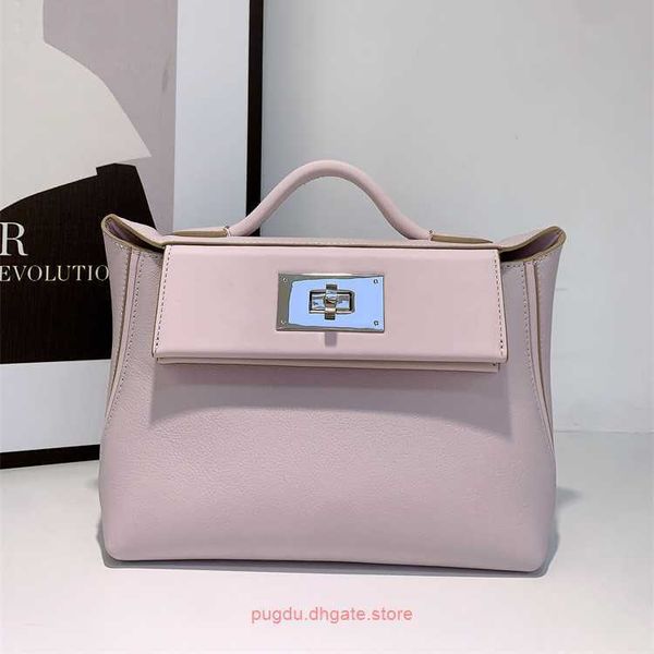 

luxury designer tote bags h home 2424 online store 2023 new carrie bag mini24 24 head layer cowhide single shoulder messenger handbag elegan