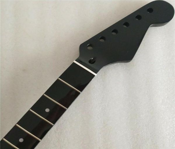 

black guitar neck for st style replacement maple 22 fret maple fingerboard6515800