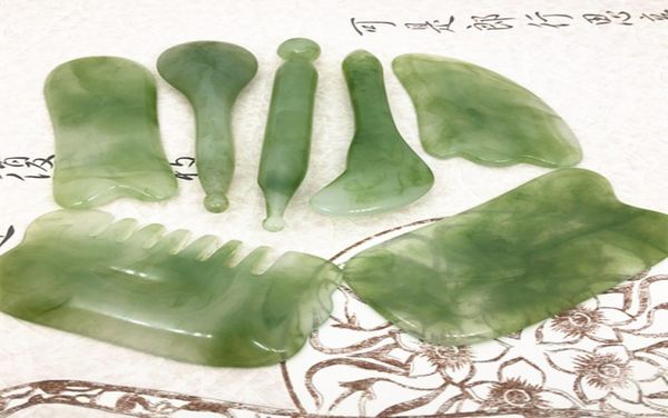

7pcsset gua sha massage resin material scraping tool spa salon supplier skin facial back care treatment beauty health tools6107158