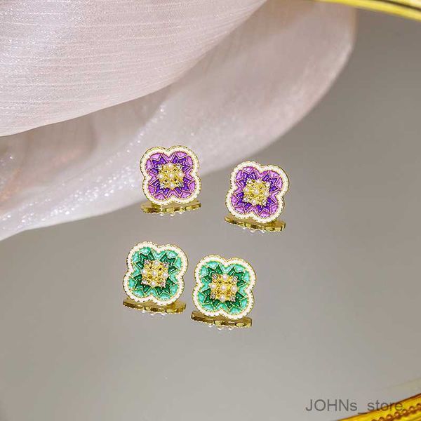 

stud french retro black camellia pearl flower stud earrings for women elegant romantic colorful earrings female jewelry r230630, Golden;silver