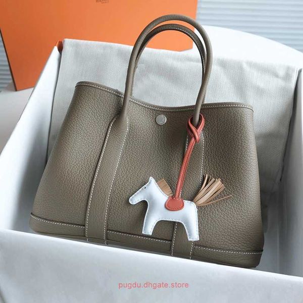 

original h home tote bags wholesale 2023 new leather women's bag garden tote large capacity mommy portable cabbage basket simple shoppi