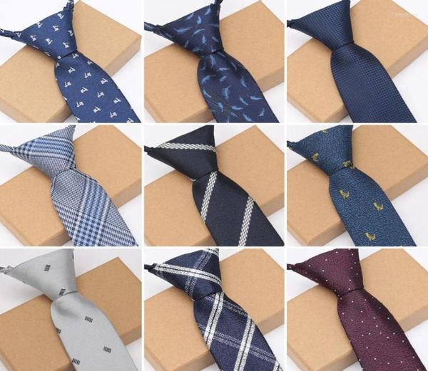 

bow ties men zipper lazy business necktie for man tie easy to pull rope neckwear wedding fashion shirt dress accessories4706011, Black;gray