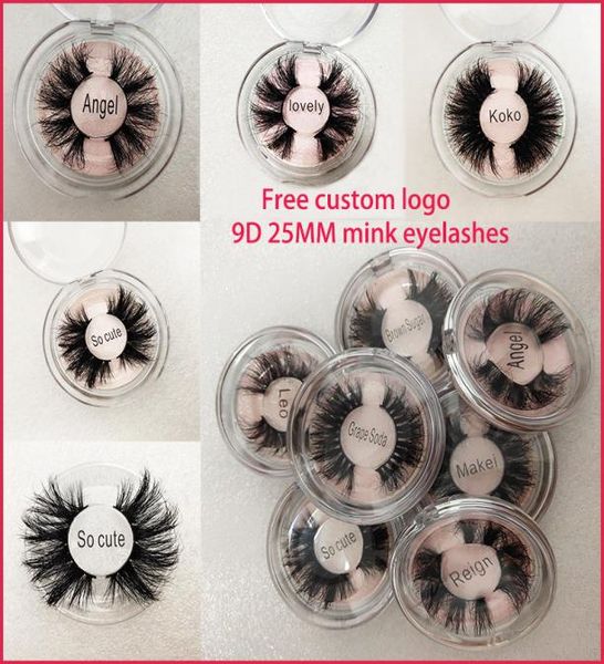 

9d mink eyelashes eye makeup mink false lashes soft natural thick fake eyelashes 25mm eyelashes extension beauty tools 16 s6453359