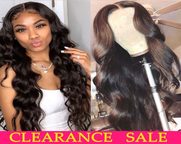 

180 density wavy body wave lace front wig hd transparent lace frontal wigs lace front human hair wigs remy brazilian wigs7772368, Black;brown