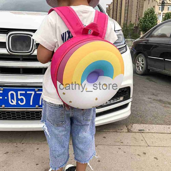 

backpacks kids cartoon backpack children boy girl schoolbag lovely rainbow donut bagpacks multi-functional children kids festival giftsx0630