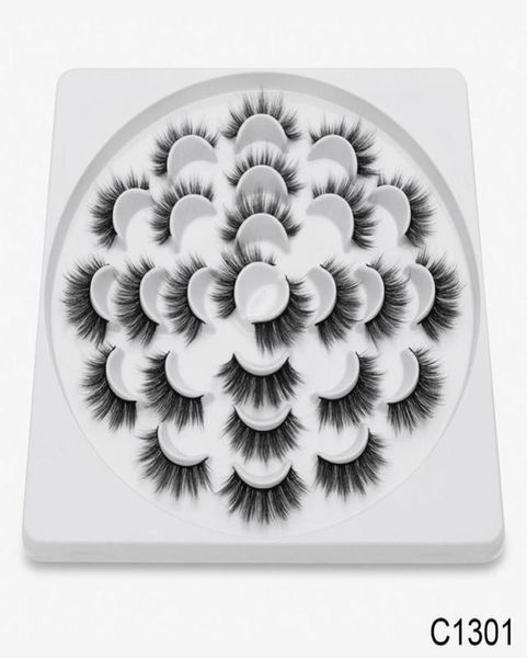

sell 13 pairs thick handmade full strip eyelashes 3d mink lashes volume soft lashes false eyelashes8674853