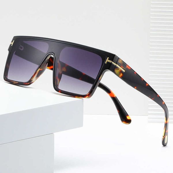 

new fashion men's trendy sunglasses ins casual square large frame driving sun shading sunglasses, White;black
