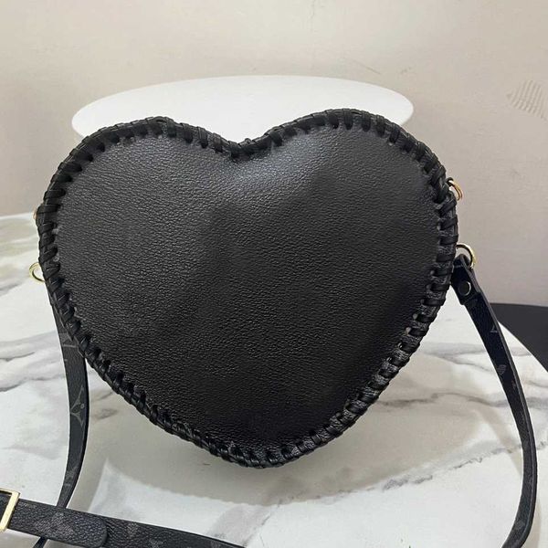 

luxury designer bag my heart valentine's day mini handbag pu leather fashion classic women single shoulder oblique straddle cosmetic ba