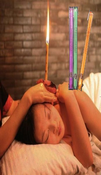 

100pcs 50pairsbag ear wax cleaner fragrance ear candle indian therapy natural beewax ear care candling wax cleaning aromatic2289146