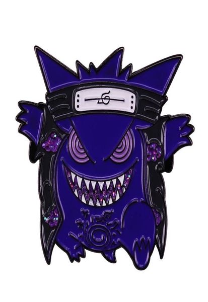 

cute anime movies games hard enamel pins collect metal cartoon brooch backpack hat bag collar lapel badges women fashion jewelry s3533427, Blue