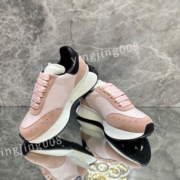

2023 men women casual shoe canvas sneaker platform triple lace up canva fashion chaussure size 35-46 xinshidai230404, Black