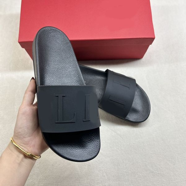 

ale men women slippers slipper slide summer fashion wide flat sandals indoor flip flop wholesale size 35-46, Black