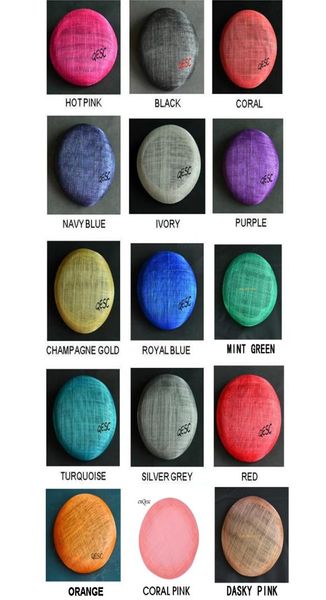 

new 5 colours14cm sinamay base pillbox with grossgrain sweatband for fascinator hatkentucky derby rac6444832, White