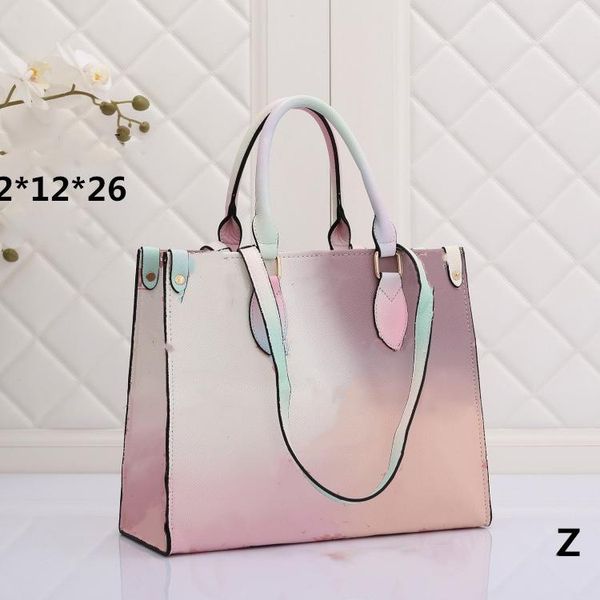 

designer bag handbag for men women female big rainbow gradient bag large capacity messenger bags tottenham late axillary bag pockets long wa