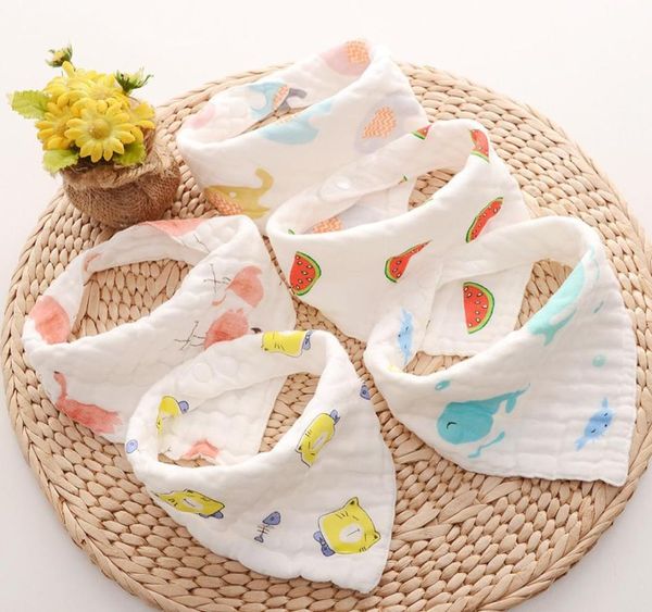

2018 girls boys baby cloth babador animal print baby bandana bibs bebe smock burp cloths accessory infant baby stuff 849 v21886330