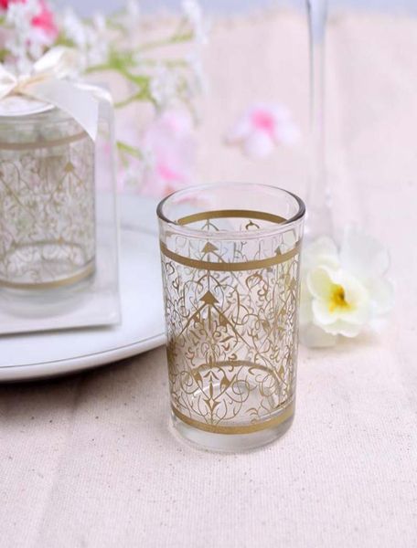 

lace pattern candle holders wedding favors glass tea light candlestick party favor gift home decoration new5746436