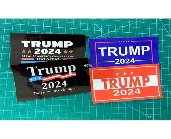 

6pcsset donald john trump 2024 us election car stickers accessories the american national flag letters print paster sticker g338e2468132, Blue