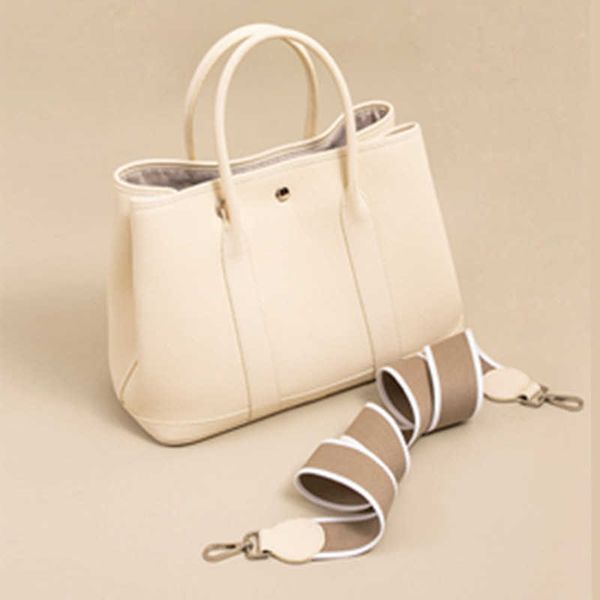 

original designer bags h home new genuine 2023 leather garden headband layer cowhide litchi pattern high capacity bucket bag one shoulder po