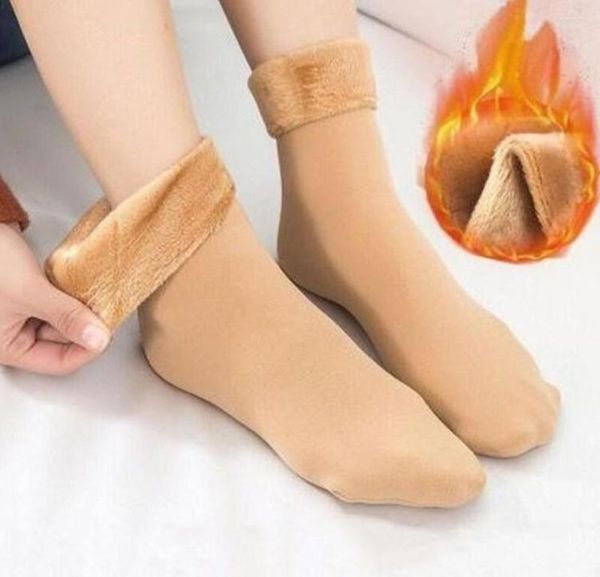 

sports socks 5 pcs women winter warm thicken thermal outdoor skiing camping cycling female wool snow floor sleeping5965590, Black