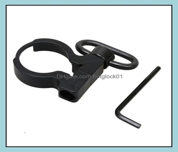 

scopes tactical qd quick release detach sling swivel buffer tube mount adapter 30mm rail drop delivery 2022 gear accessories dhfgd4212076