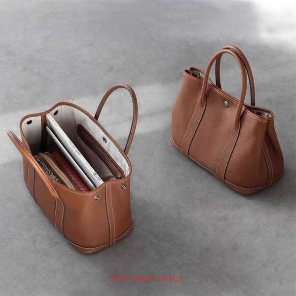 

h home original party garden tote bags online store high end production bag 2023 new leather womens bag large capacity bucket single shoulde