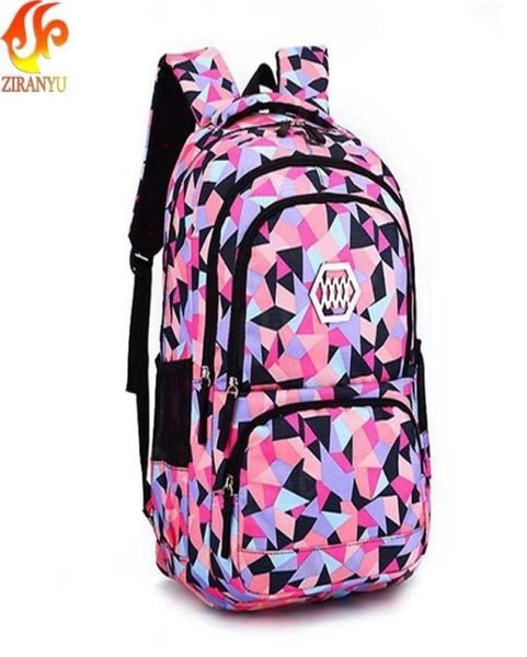 

ziranyu girl school bag waterproof light weight girls backpack bags printing backpack child backpacks for adolescent girl y1905305858741