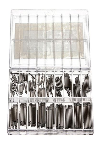 

360 pcs stainless steel watch spring bars strap link pins 825mm watchmaker7486158