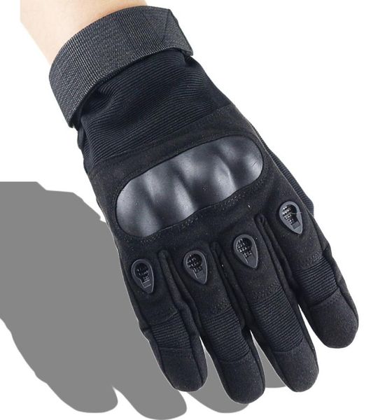 

new style outdoor sport army tactical combat training duty protective full finger gloves4546677, Black;green