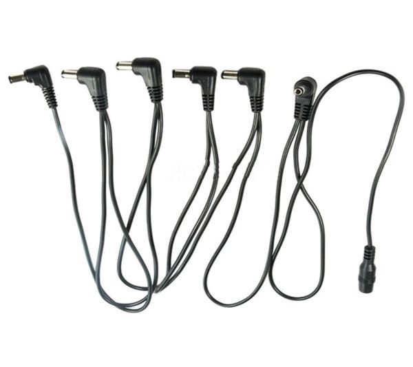 

naomi 1 to 6 daisy chain cable guitar effects pedal power supply splitter cable guitar parts accessories new2366439