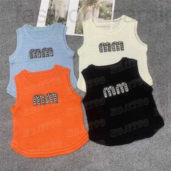 

women's plus size t-shirt designer designer letter t shirt knits women breathable knitted tanks summer sports vests for lady vl5r, Black