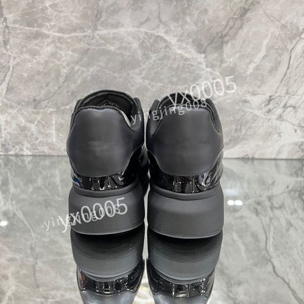 

2023 new designer brand shoes for men's women fashion calf leather platform runner trainers sneakers lightweight xsd221139, Black