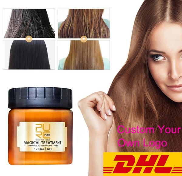 

custom logo dhl purc magical treatment mask conditioner 5 seconds repairs damage suitable for dry damaged hair1126213