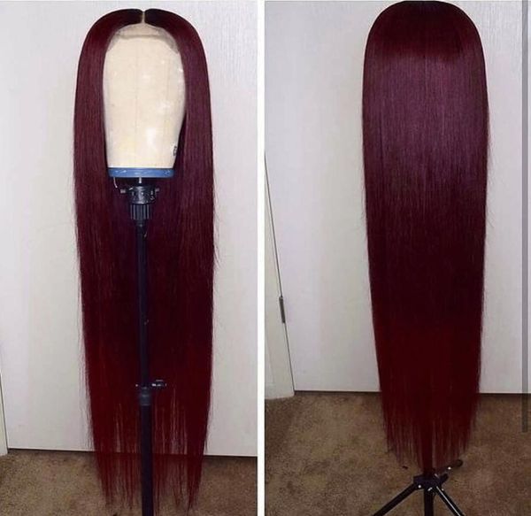 

closure wig human hair wigs straight colored human hair wigs for black women inch pre plucked lace front wig full1280781, Black;brown