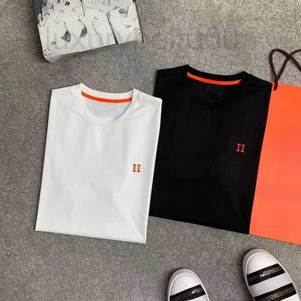 

men's t-shirts designer t shirt round neck short sleeves summer embroidered letters luxury men and women loose hoodie pure cotton sweat, White;black