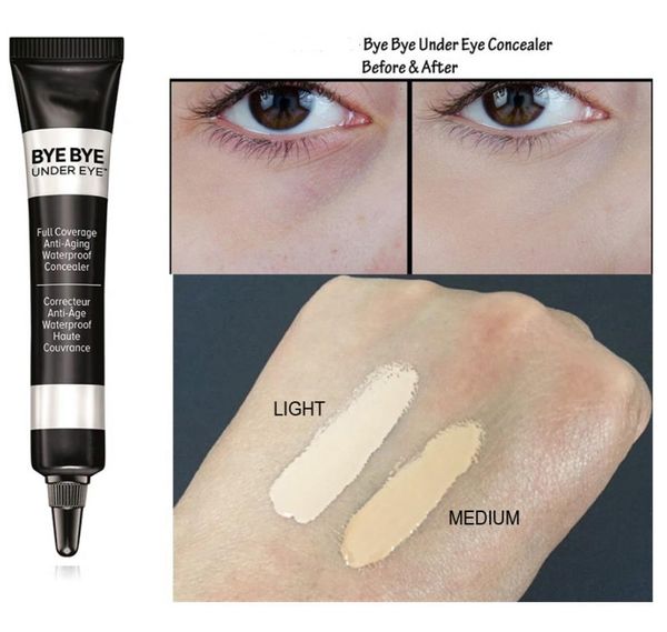 

bye under eye shadow primer full coverage antiaging waterpoof concealer 12ml medium light shades concealer8419944