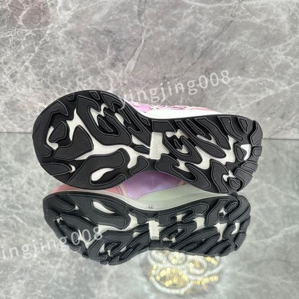 

new ladies graffiti white shoes mens leather casual shoes platforms print fashion personality couple sneakers women xinshidai230403, Black
