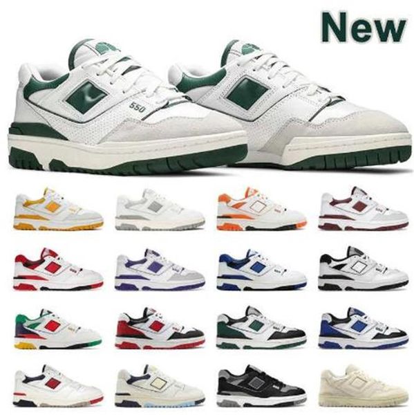 

designer 550s casual shoes 550 white green cream balck unc navy blue auralee shadow panda sea salt varsity gold au lait aime leon pink sand