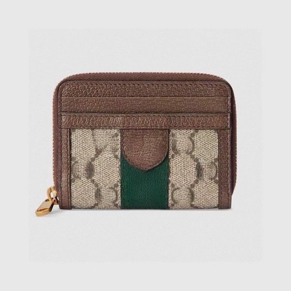 

designer wallet womens wallet man wallet small wallet mini wallet purse leather card holder inner and outer layers of calf leather multiple, Red;black