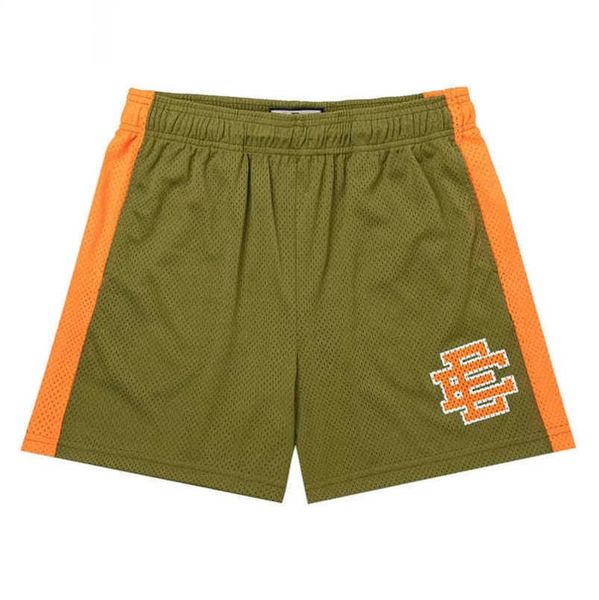 

luxury men's fashion ee shorts basic eric emanuel new york city skyline brand men women running sports quarters casual quick pants loos, White;black